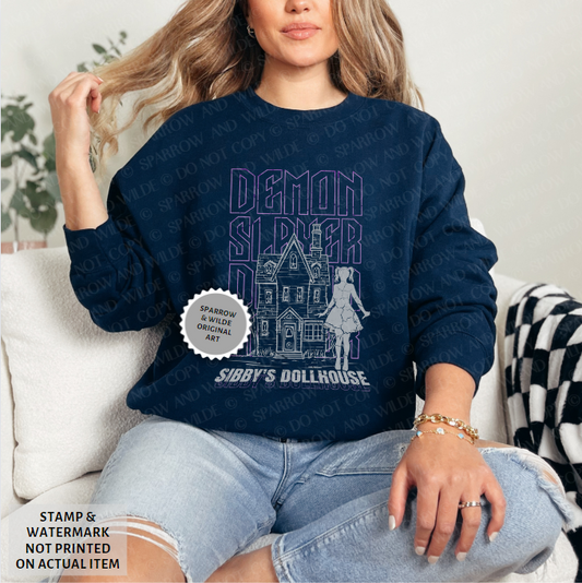 Sibby's Dollhouse | Haunting Adeline Sweatshirt | Officially Licensed