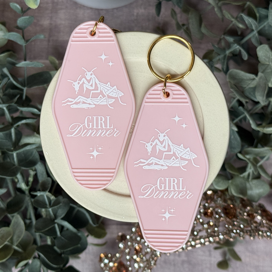 Girl Dinner | Motel Keychain