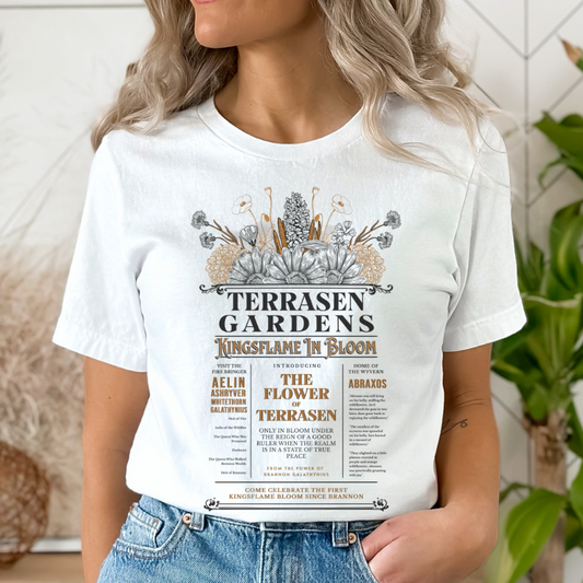 Terrasen Gardens | Throne of Glass T-Shirt