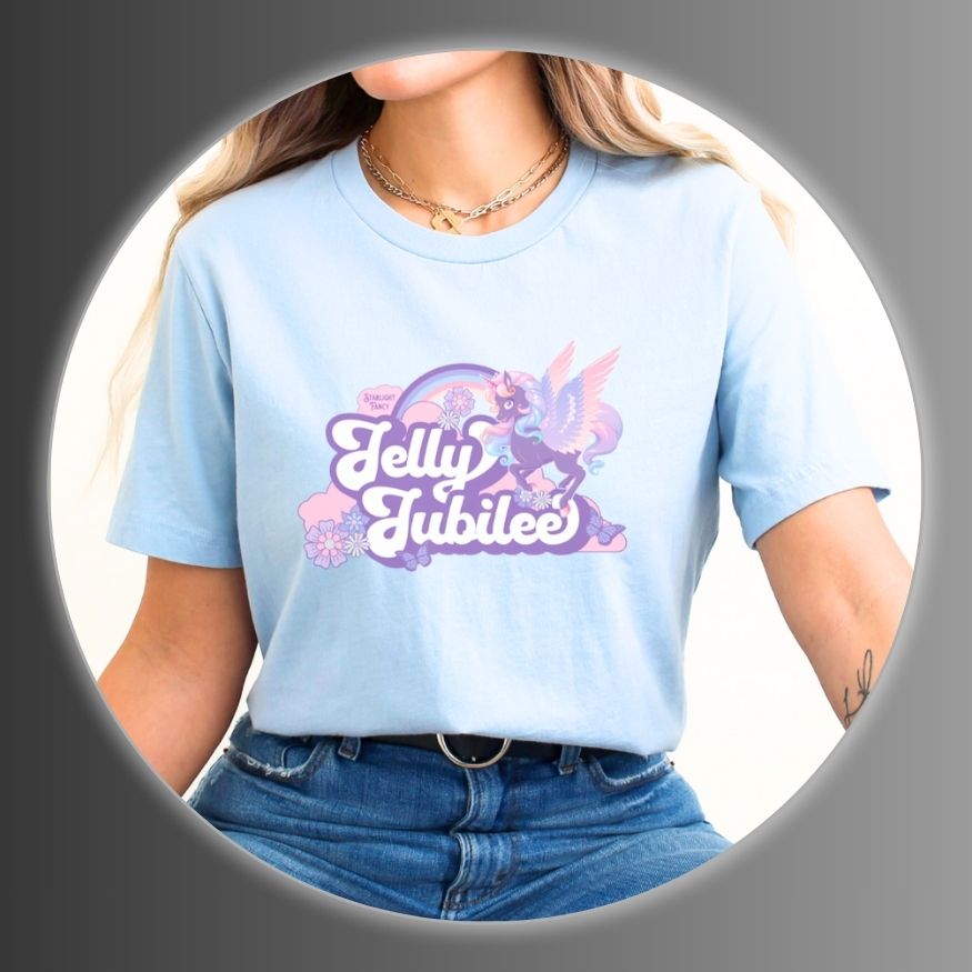 girl wearing a shirt with text