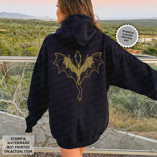 Basgiath - Back | Empyrean Hoodie