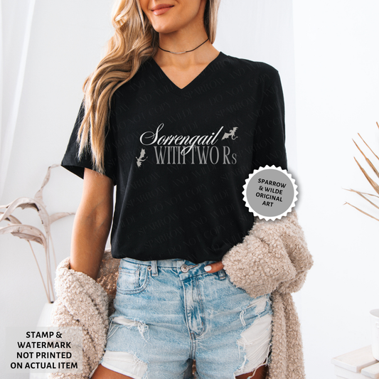 Sorrengail With Two Rs | Empyrean V Neck