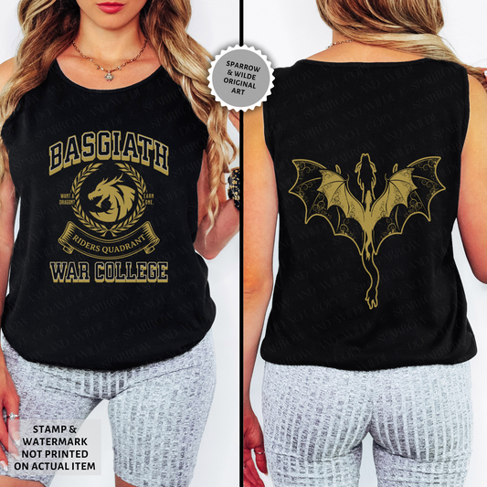Basgiath - Back | Empyrean Tank Top