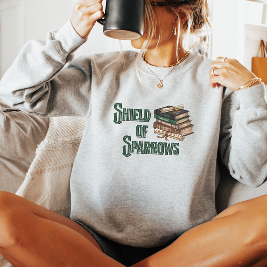 Books & Treaties | Shield of Sparrows Sweatshirt