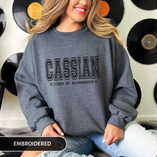Cassian | ACOTAR Embroidered Sweatshirt