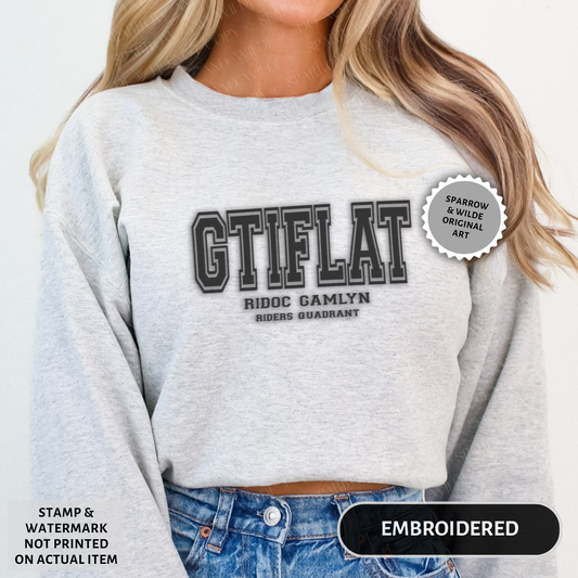 GTIFLAT - Ridoc | Empyrean Embroidered Sweatshirt