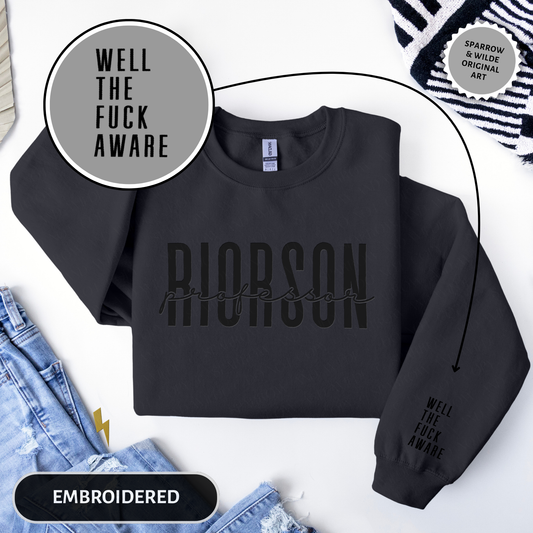 Professor Riorson | Empyrean Embroidered Sweatshirt