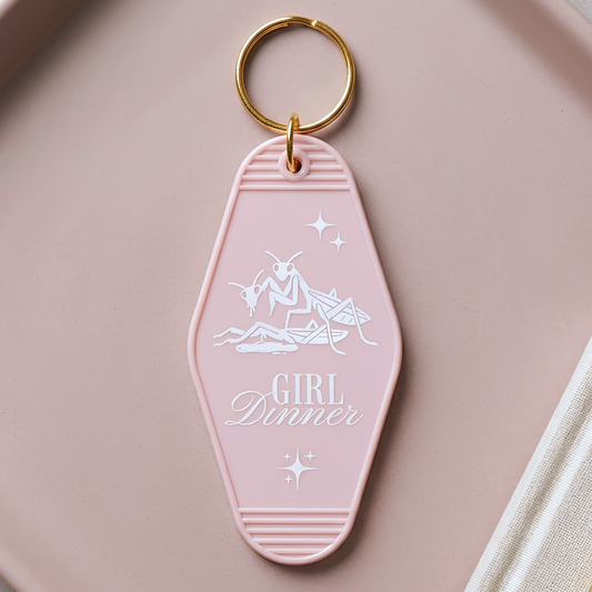 Girl Dinner | Motel Keychain