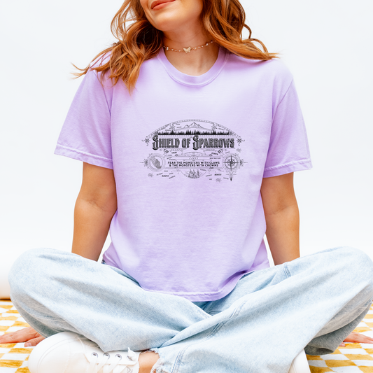 Calandra Map | Shield of Sparrows Crop Top