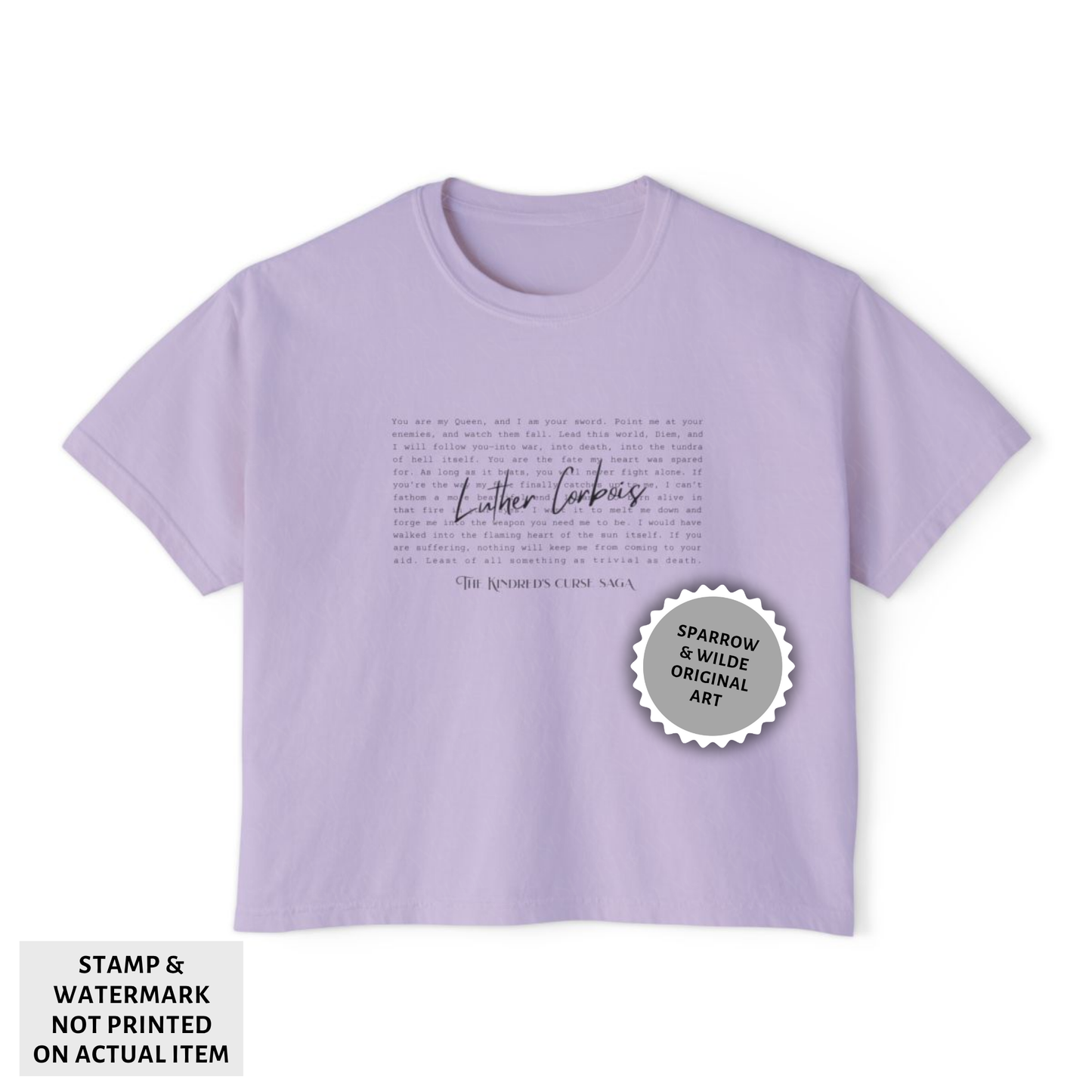 Luther's Love Letter | Kindred's Curse Crop Top