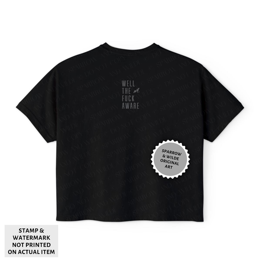 Well the Fuck Aware - Riorson | Empyrean Crop Top