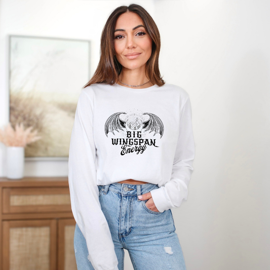 Big Wingspan Energy | ACOTAR Long Sleeve Tee