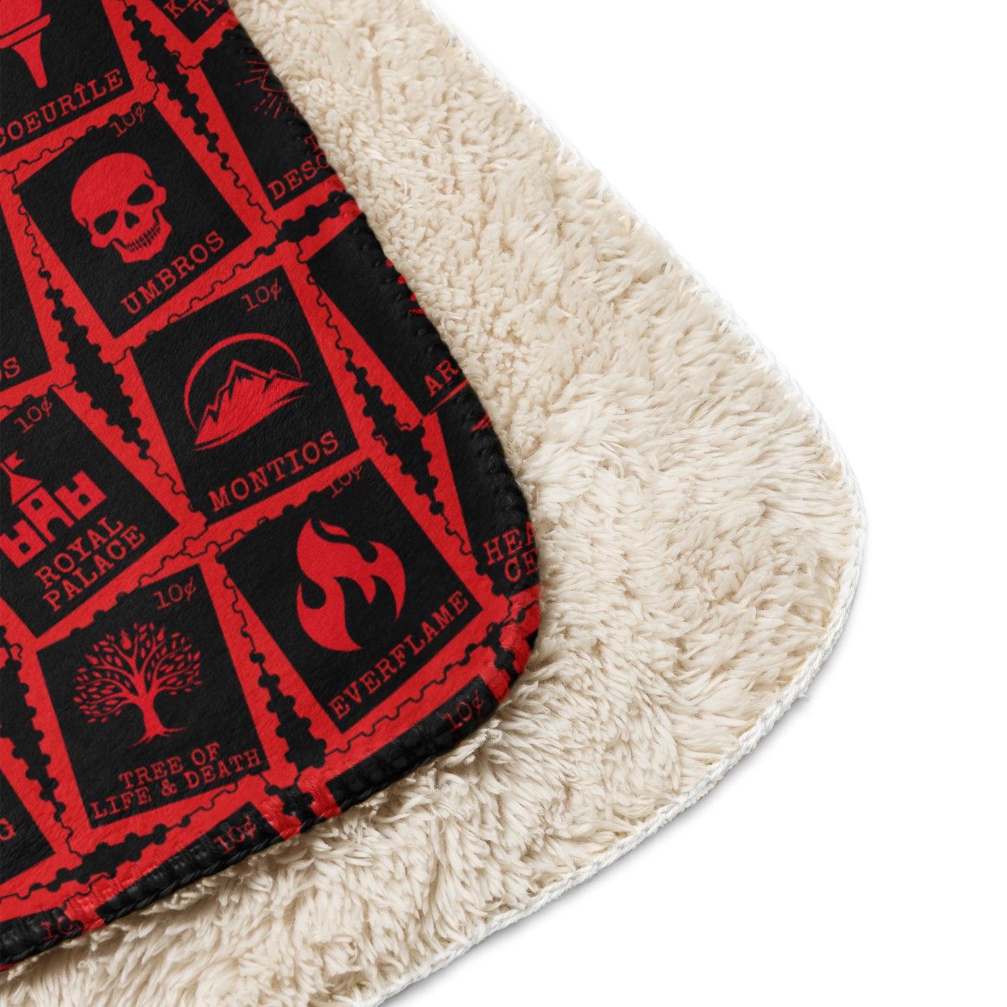 Stamps - Red | Kindred's Curse Blanket