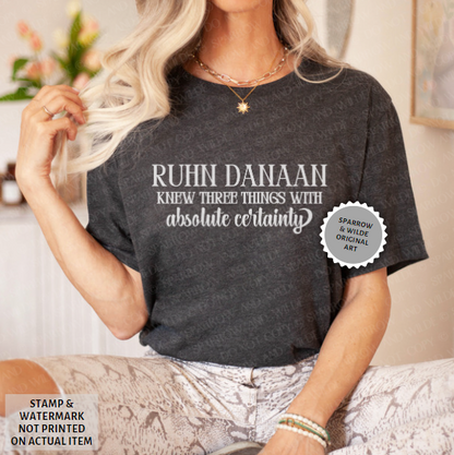 Ruhn Danaan Three Things | Crescent City T-Shirt