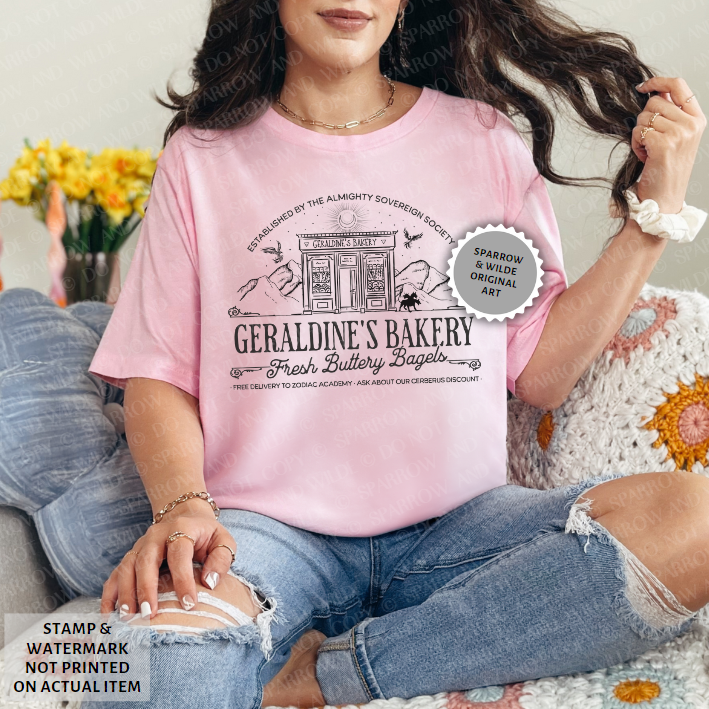 Geraldine's Bakery | Zodiac Academy T-Shirt