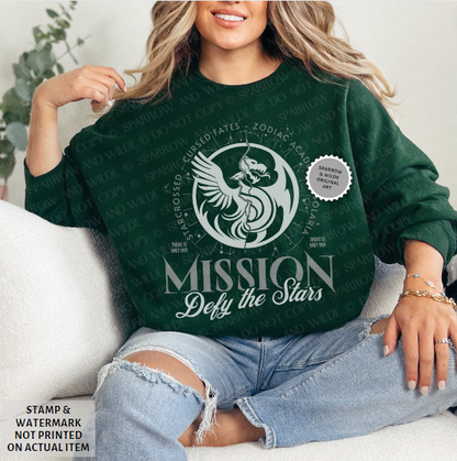 Mission Defy the Stars | Zodiac Academy Sweatshirt