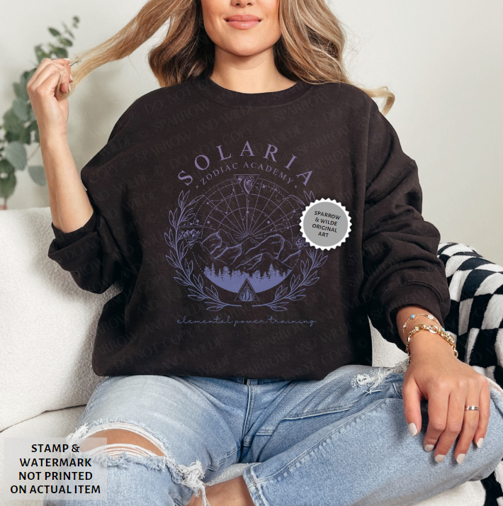 Solaria | Zodiac Academy Sweatshirt