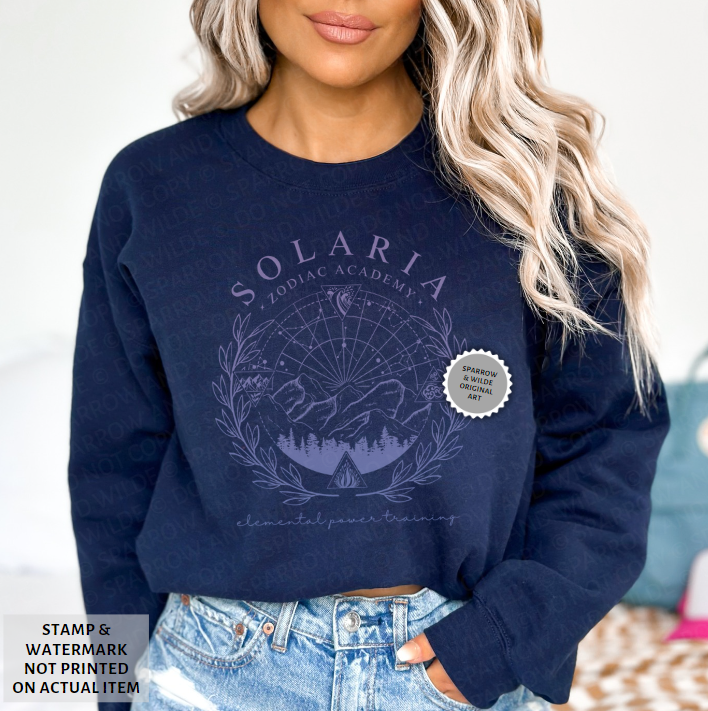 Solaria | Zodiac Academy Sweatshirt