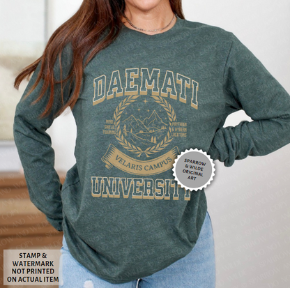 Daemati University | ACOTAR Long Sleeve Shirt