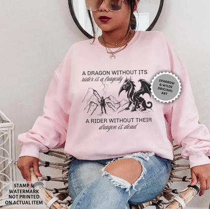 A Dragon Without Its Rider | Empyrean Sweatshirt