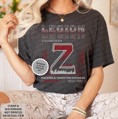 Legion & Z - Front | Haunting Adeline T-Shirt