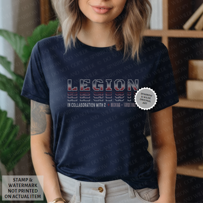 Legion & Z - Back | Haunting Adeline T-Shirt