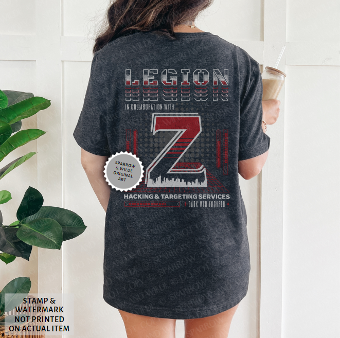 Legion & Z - Back | Haunting Adeline T-Shirt