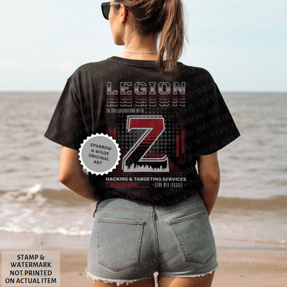 Legion & Z - Back | Haunting Adeline T-Shirt