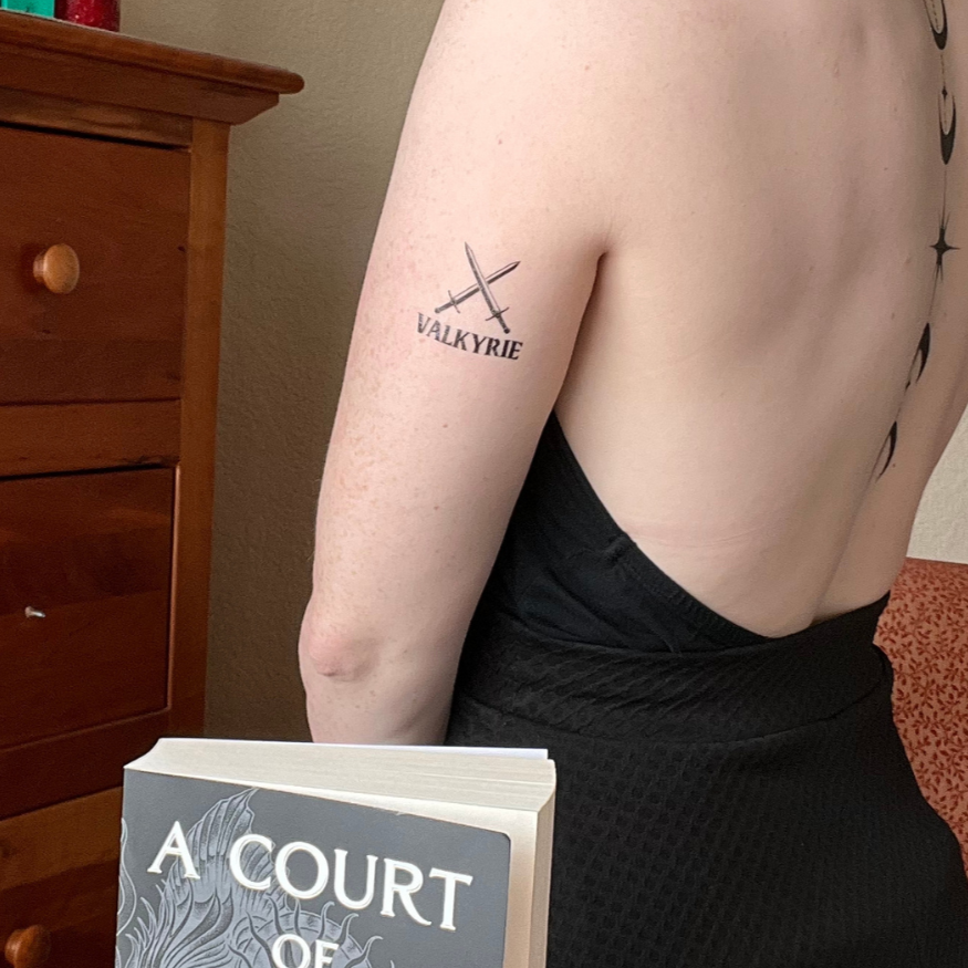 ACOTAR Temporary Tattoos | Nesta Cosplay Sheet