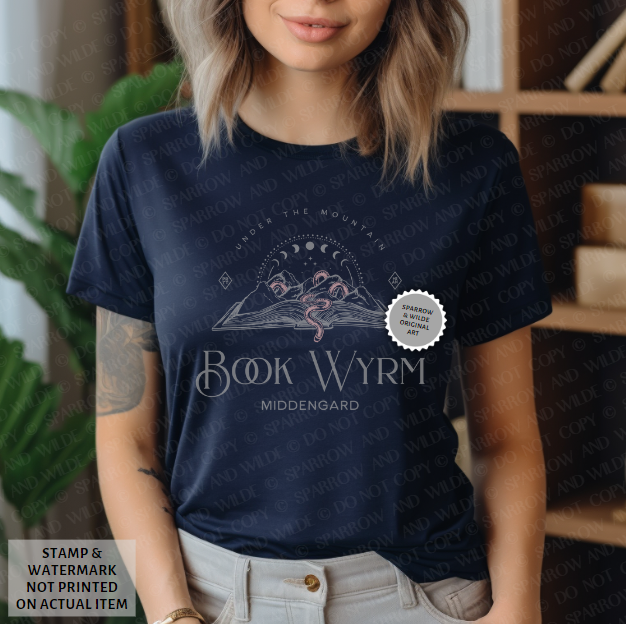 Middengard Book Wyrm | ACOTAR T-Shirt