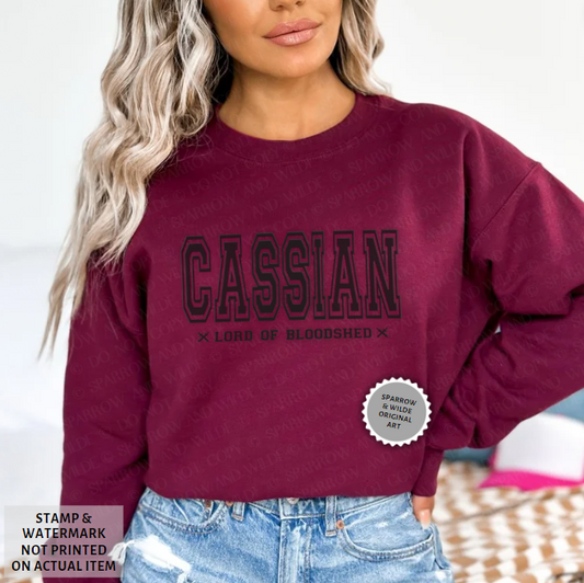 Cassian | ACOTAR Embroidered Sweatshirt