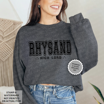 Rhysand | ACOTAR Embroidered Sweatshirt