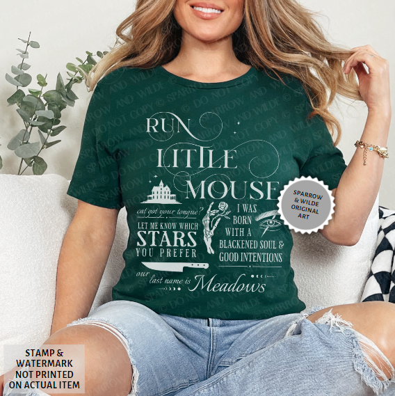 Run Little Mouse | Haunting Adeline T-Shirt