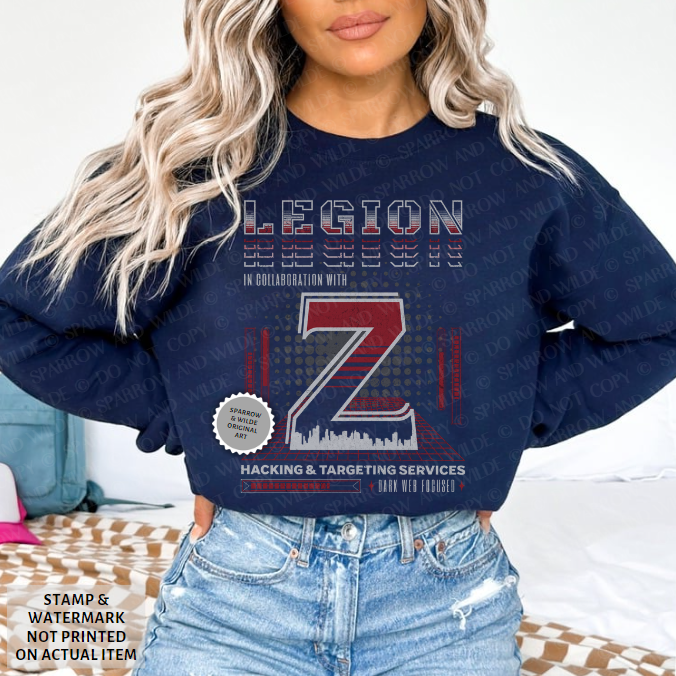 Legion & Z - Front | Haunting Adeline Sweatshirt