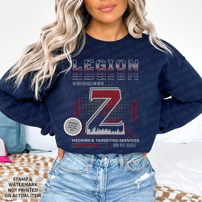 Legion & Z - Front | Haunting Adeline Sweatshirt