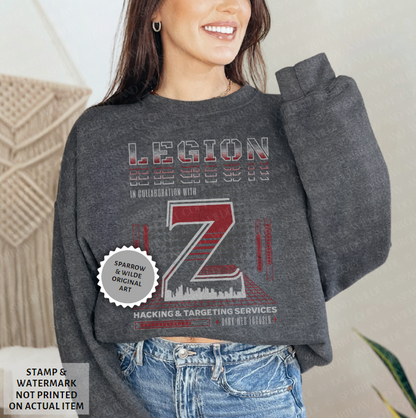 Legion & Z - Front | Haunting Adeline Sweatshirt