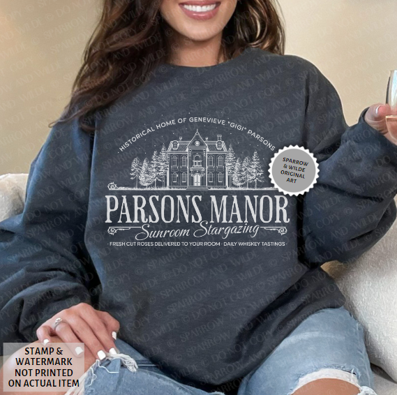 Parsons Manner Haunting Adeline Sweatshirt Officially Licensed