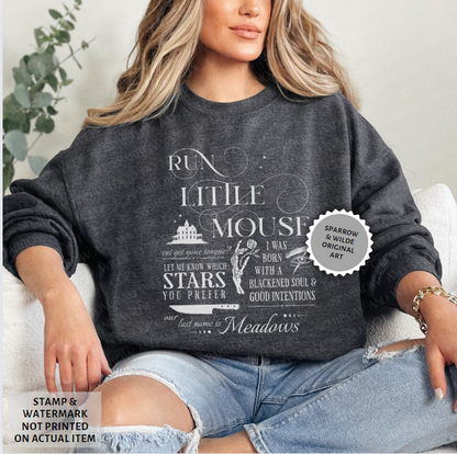 Run Little Mouse | Haunting Adeline Sweatshirt