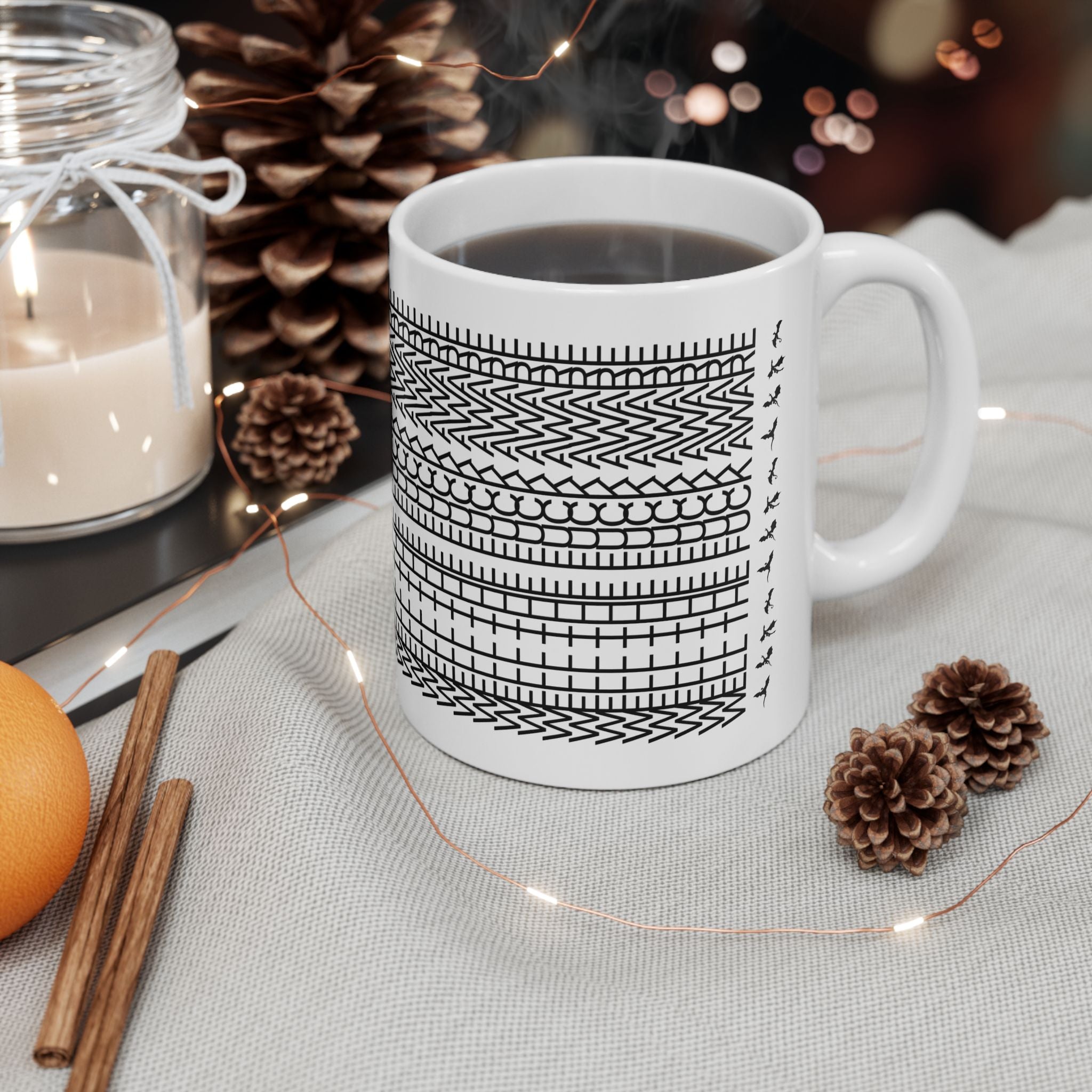 Well the Fuck Aware Hidden Message | White Empyrean Mug – Sparrow