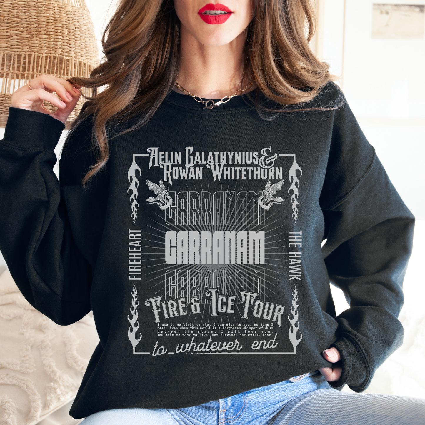 Aelin & Rowan | Throne of Glass Sweatshirt