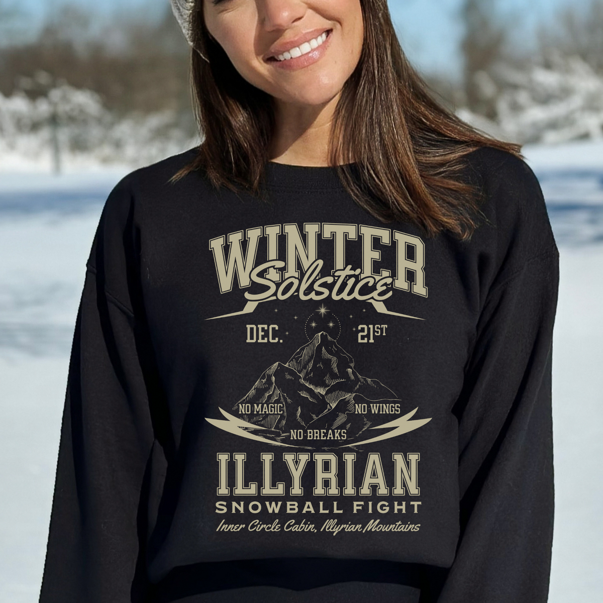 Illyrian Snowball Fight | ACOTAR Sweatshirt