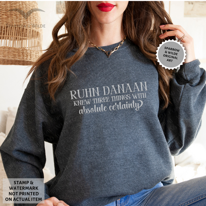 Ruhn Danaan | Crescent City Embroidered Sweatshirt