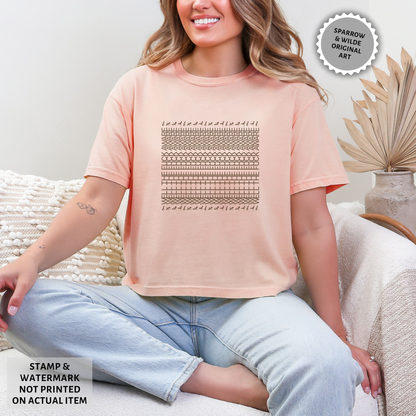 Well the Fuck Aware Hidden Message | Empyrean Crop Top