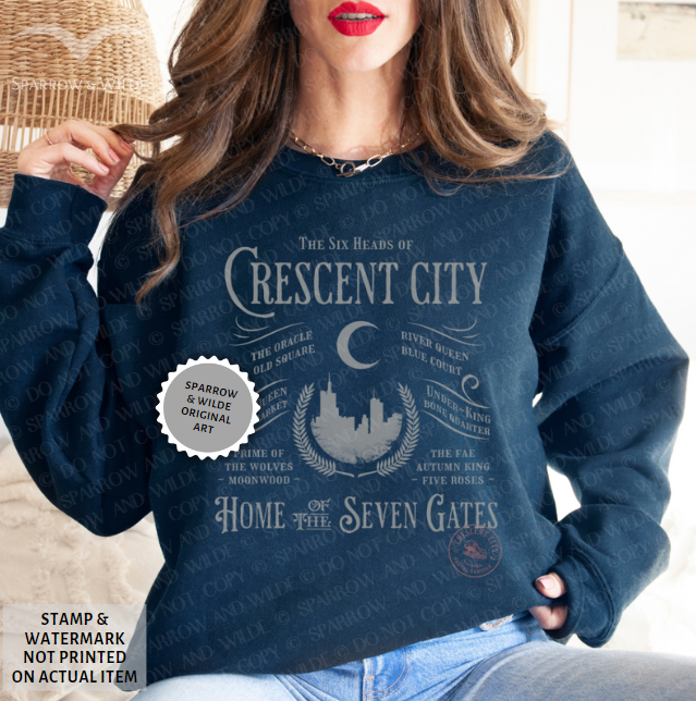 Six Heads & Seven Gates | Crescent City Sweatshirt