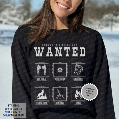 Most Wanted | Crescent City Sweatshirt