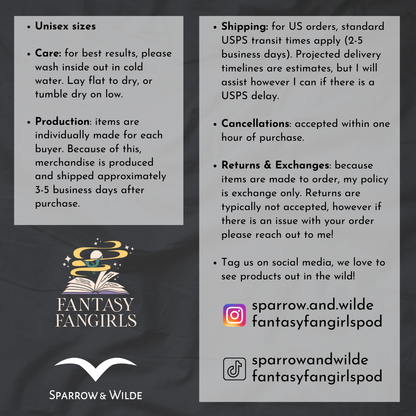 The FMC Bookshelf | Fantasy Fangirls T-Shirt