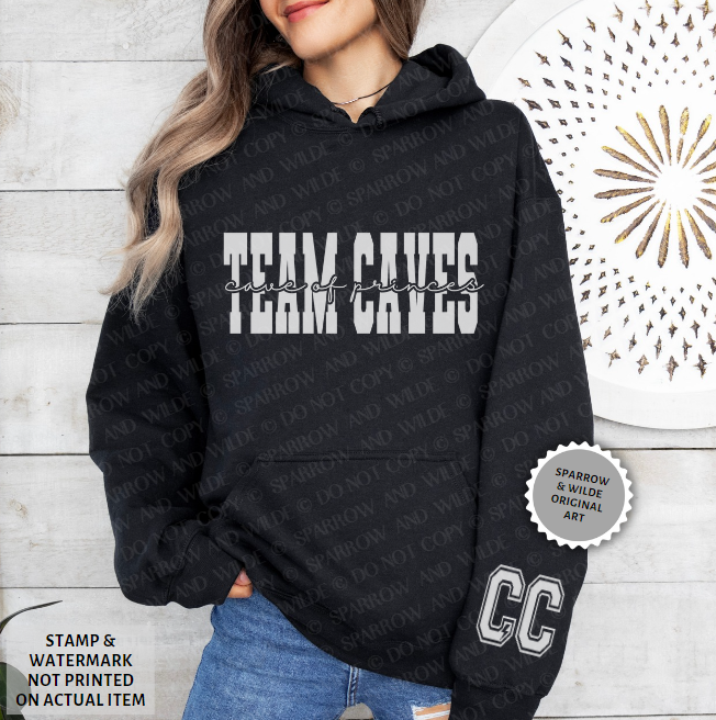 Wear Your Player - Team Caves - Athalar | Crescent City Hoodie