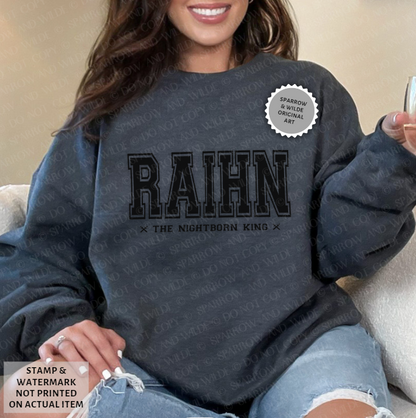 Raihn | Crowns of Nyaxia Embroidered Sweatshirt