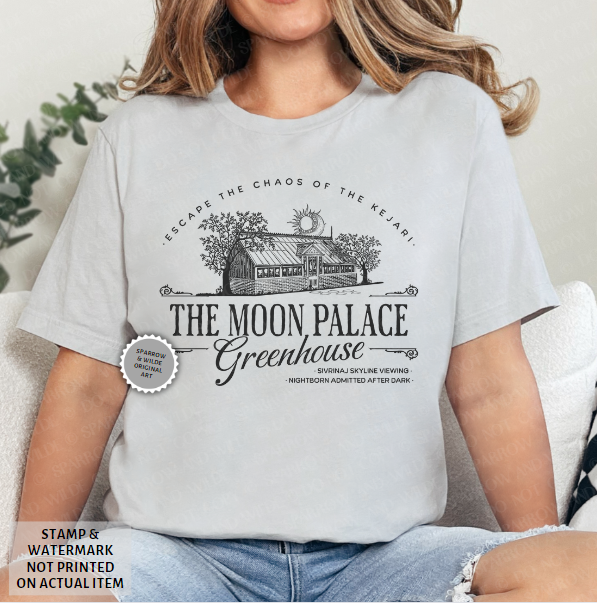 Moon Palace Greenhouse | Crowns of Nyaxia T-Shirt