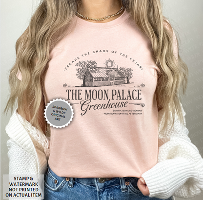 Moon Palace Greenhouse | Crowns of Nyaxia T-Shirt